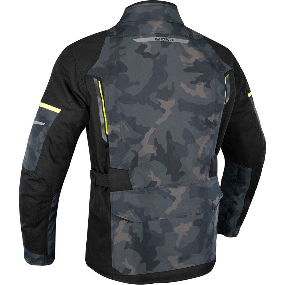 Oxford Calgary 2.0 Dry2Dry Textile Jacket Black / Camo  - FREE UK Shipping, FREE 365 Day Returns | Moto Central