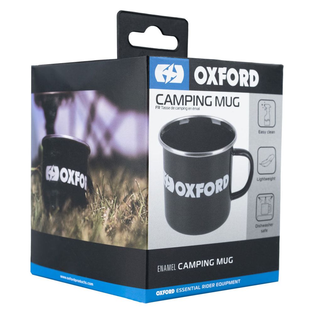 Oxford Enamel Camping Mug Black - 350ml