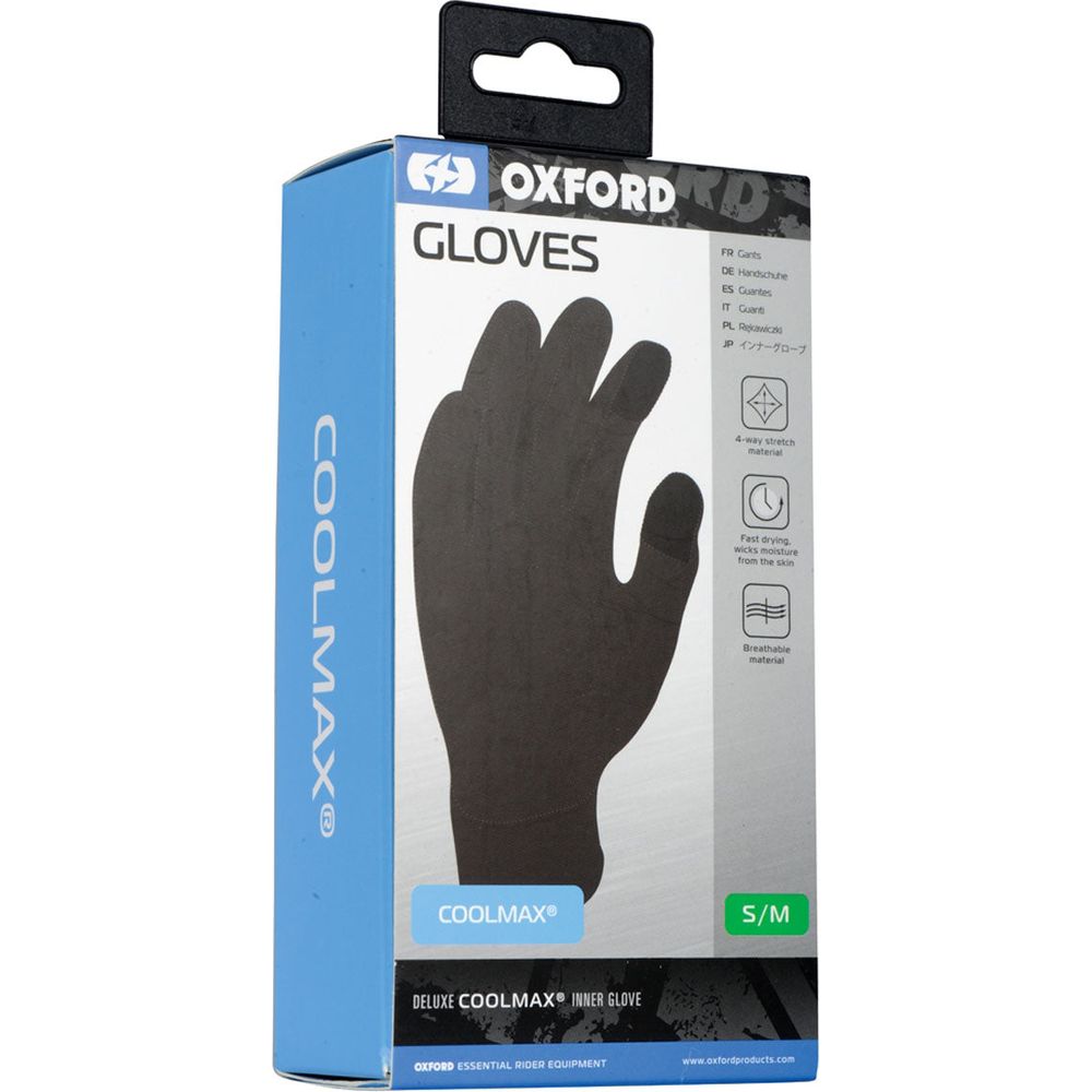 Oxford Coolmax Gloves Black