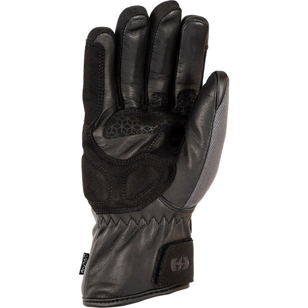 Oxford Dakar 1.0 Dry2Dry Textile Gloves Charcoal / Yellow - FREE UK Shipping, FREE 365 Day Returns | Moto Central