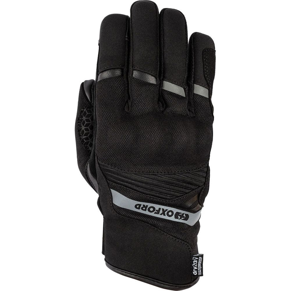 Oxford Dakar 1.0 Dry2Dry Ladies Textile Gloves Stealth Black