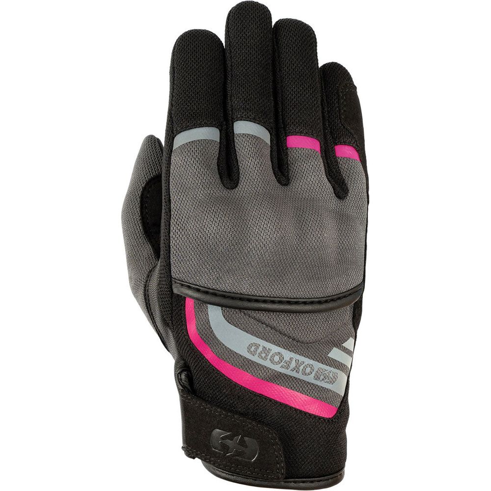 Oxford Dakar 1.0 Ladies Textile Gloves Charcoal / Pink