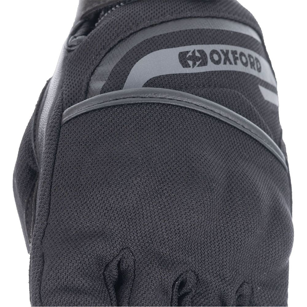 Oxford Dakar 1.0 Ladies Textile Gloves Stealth Black - FREE UK Shipping, FREE 365 Day Returns | Moto Central