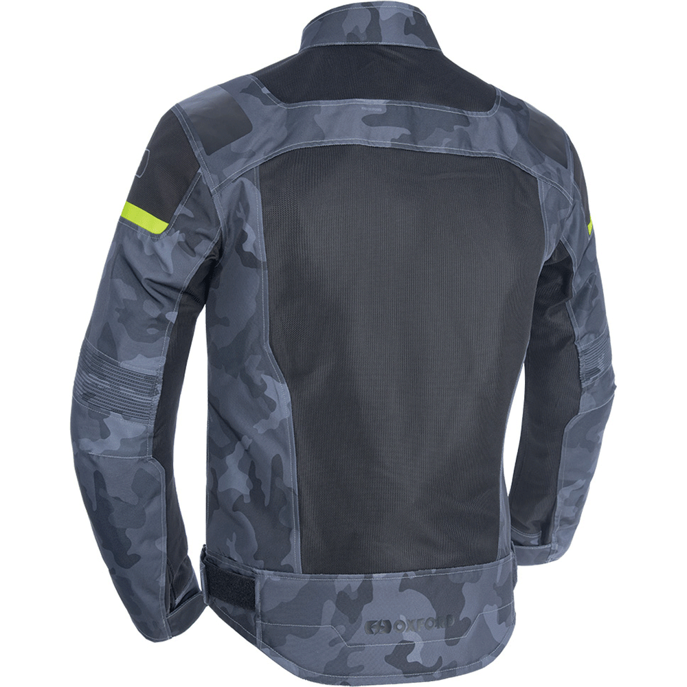 Oxford Dakar Dry2Dry Air Textile Jacket Grey Camo - FREE UK Shipping, FREE 365 Day Returns | Moto Central