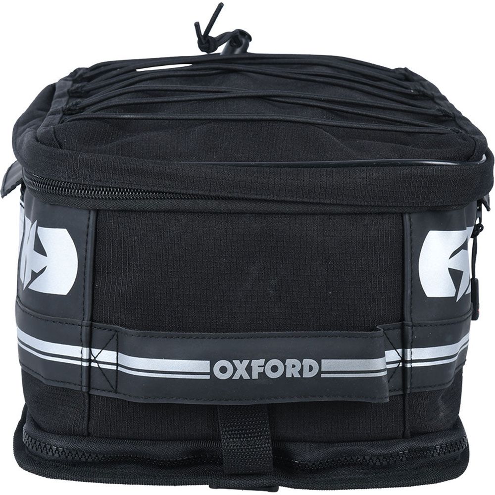 Oxford F1 Small Tail Bag With Zip Base Black - 18 Litres