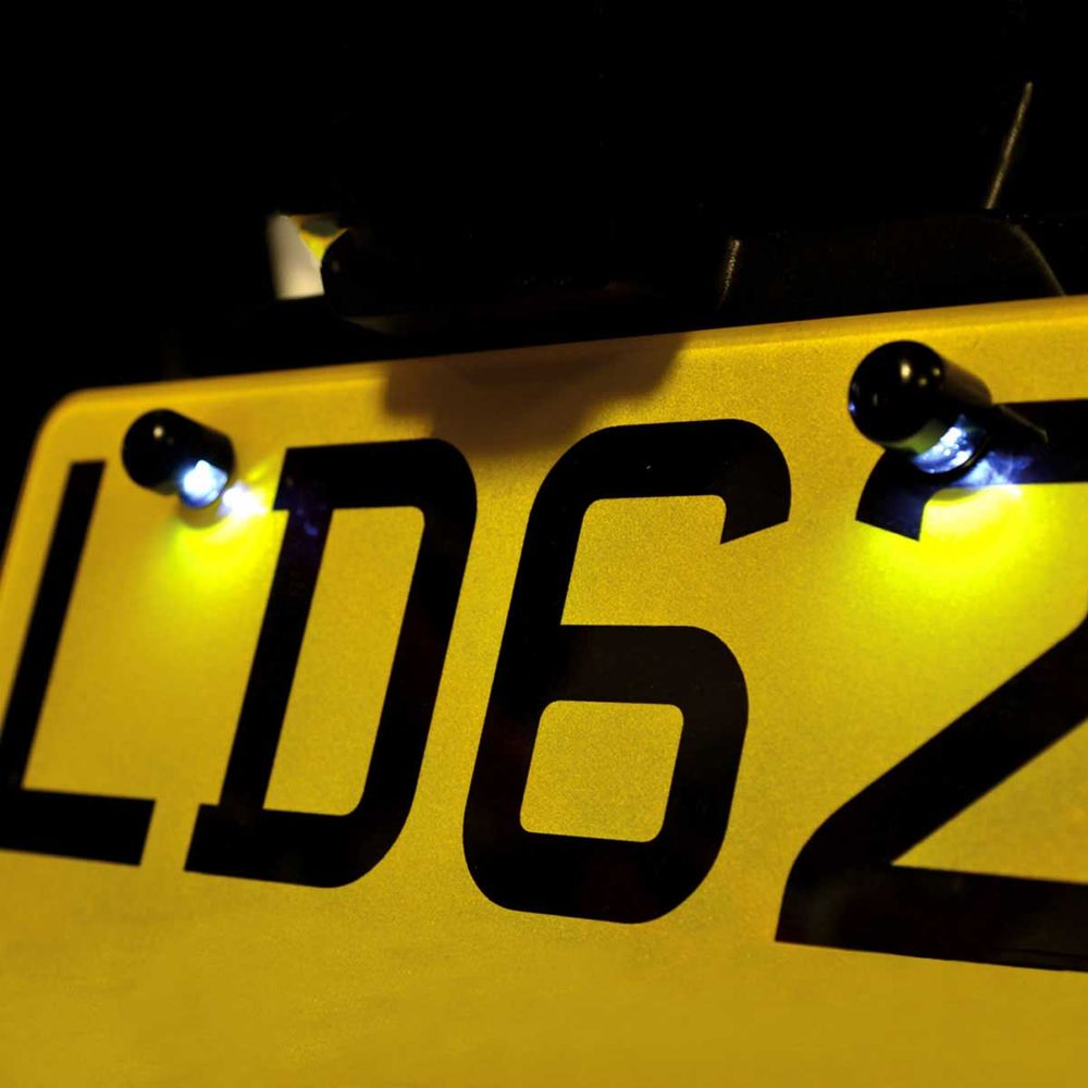 Oxford Halo Bolts Number Plate LED Lights