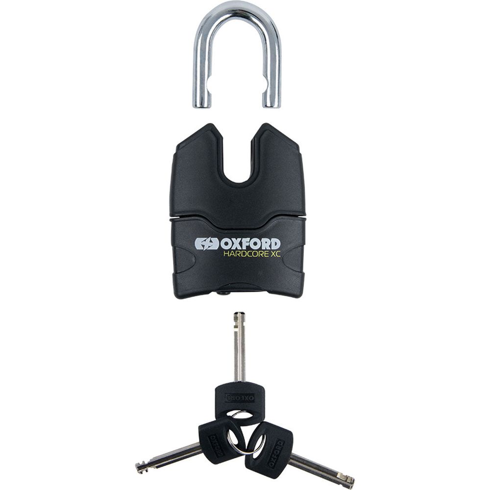 Oxford HardcoreXC13 Chain lock Black - FREE UK Shipping, FREE 365 Day Returns | Moto Central