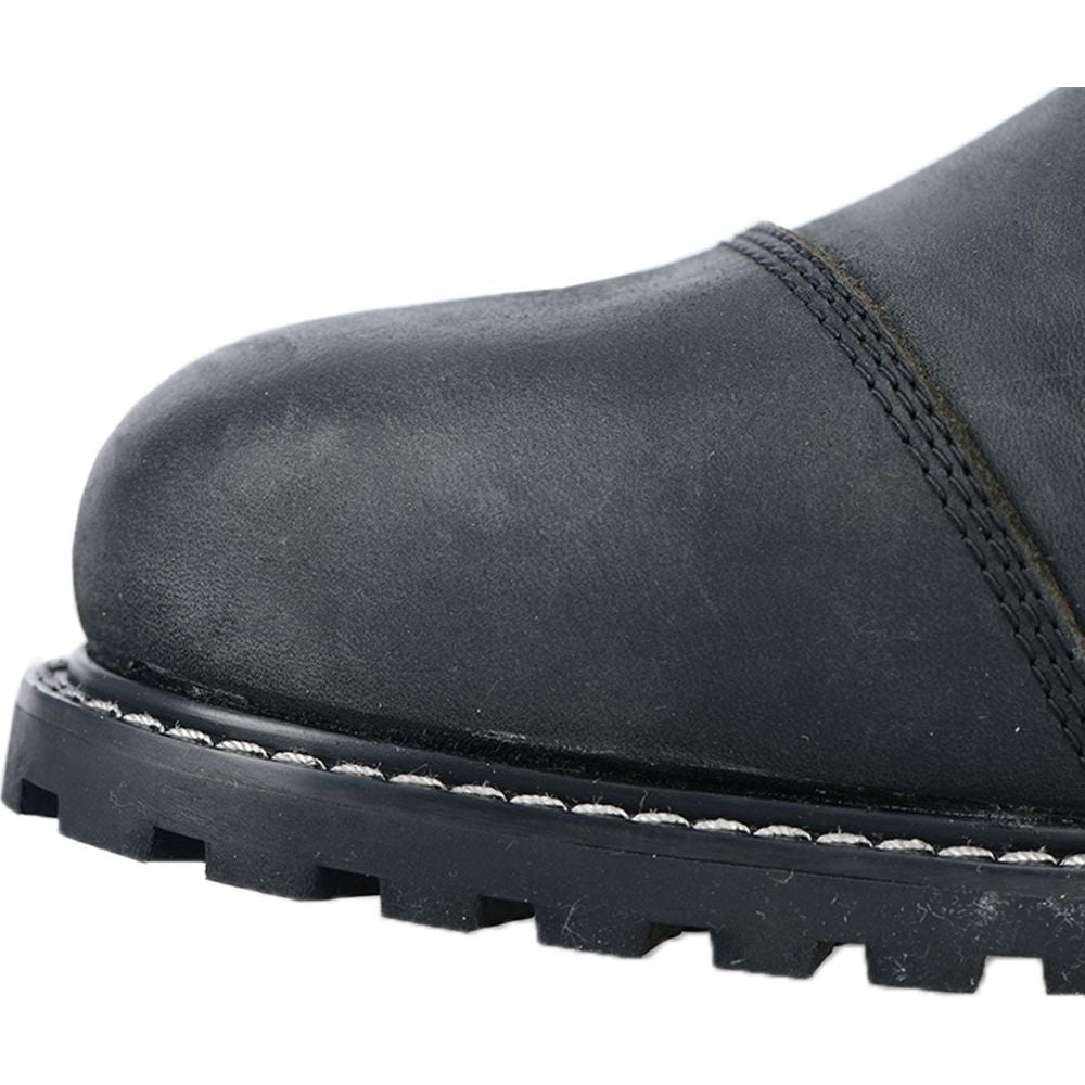 Oxford Hardy Leather Boots Charcoal - FREE UK Shipping, FREE 365 Day Returns | Moto Central