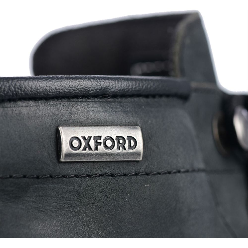 Oxford Hardy Leather Boots Charcoal - FREE UK Shipping, FREE 365 Day Returns | Moto Central