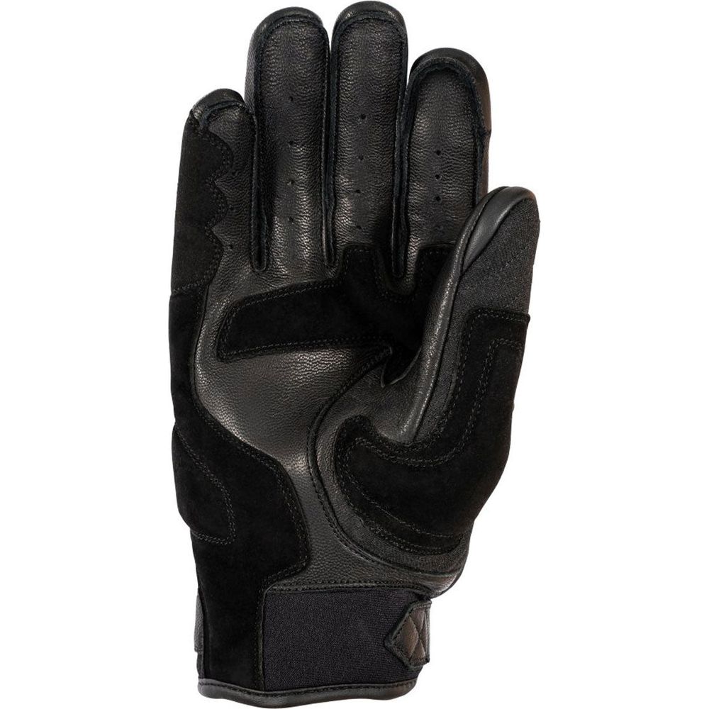 Oxford Hardy Leather / Textile Gloves Black - FREE UK Shipping, FREE 365 Day Returns | Moto Central