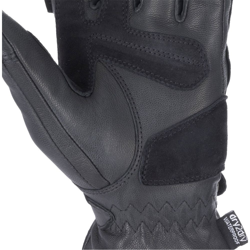 Oxford Holton Waterproof Ladies Leather Gloves Black