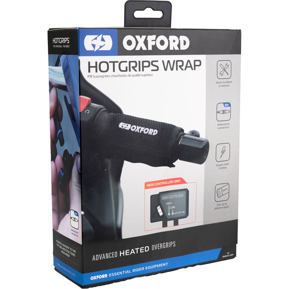 Oxford HotGrips Advanced Heated Overgrips Black