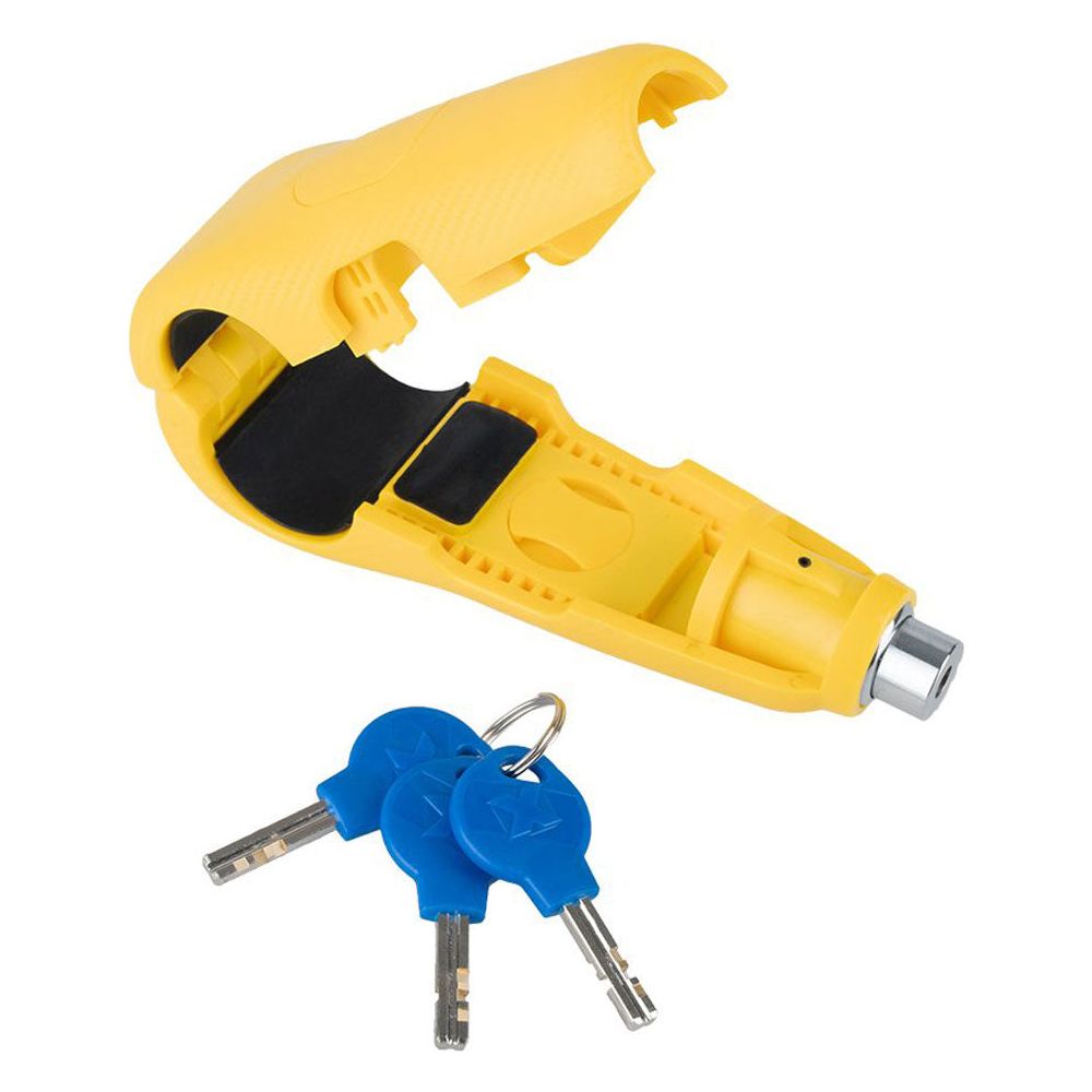 Oxford Alarm Lever Lock Yellow - FREE UK Shipping, FREE 365 Day Returns | Moto Central