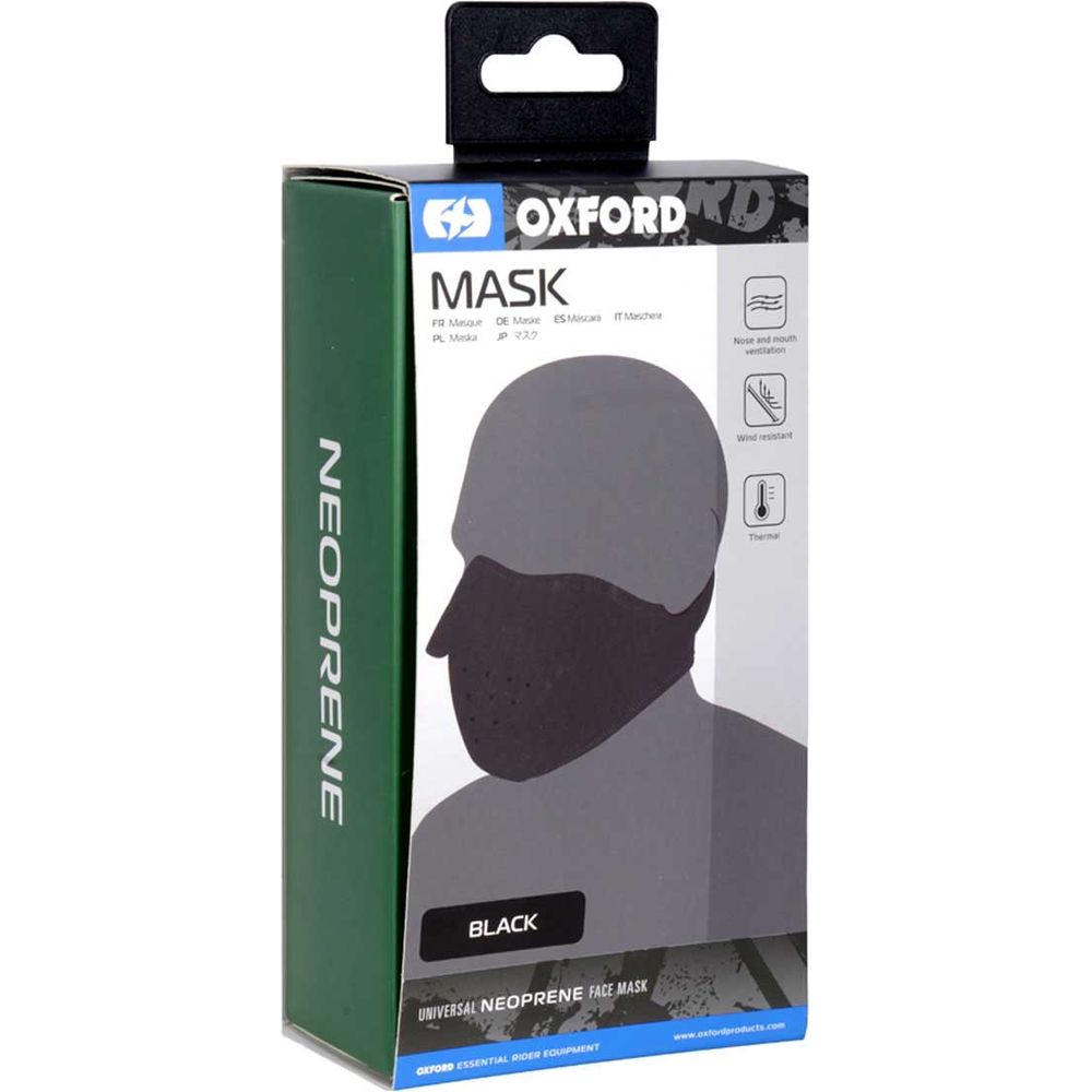 Oxford Face Mask Black OX630