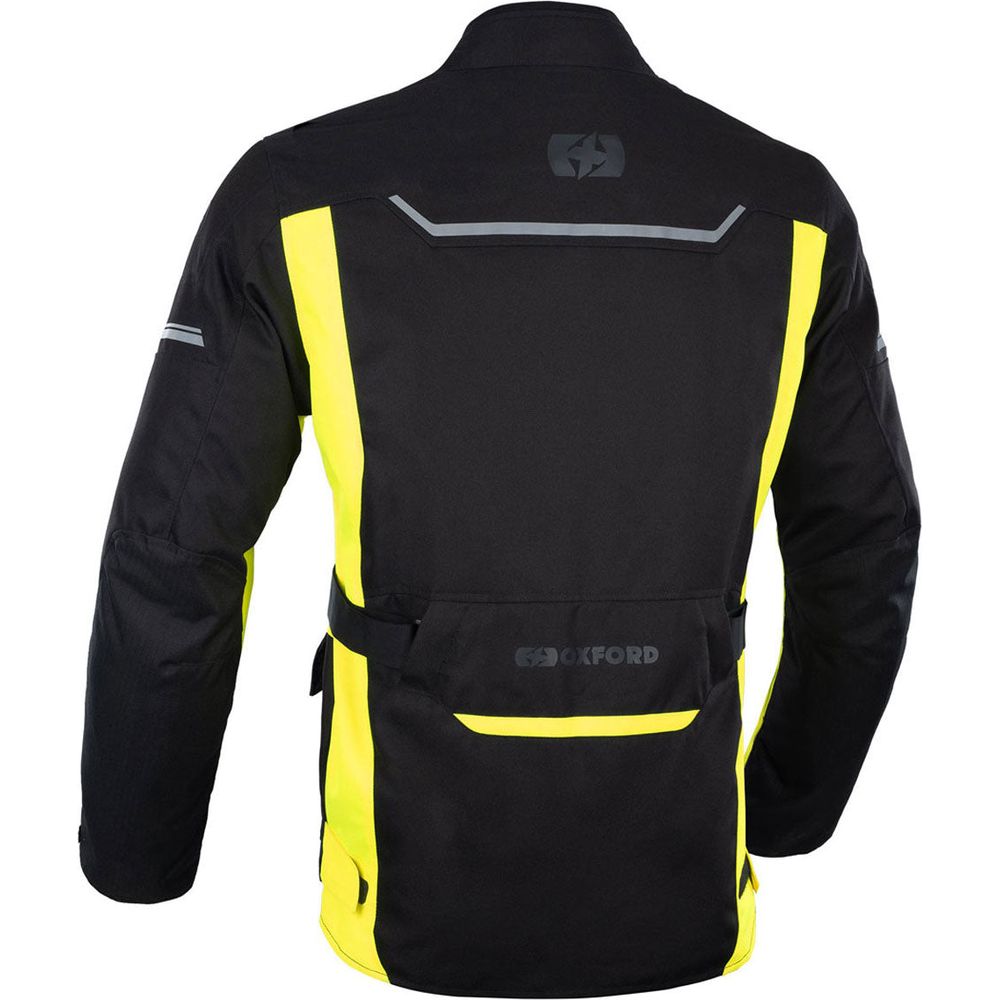 Oxford Metro 2.0 Textile Jacket Black / Fluo Yellow