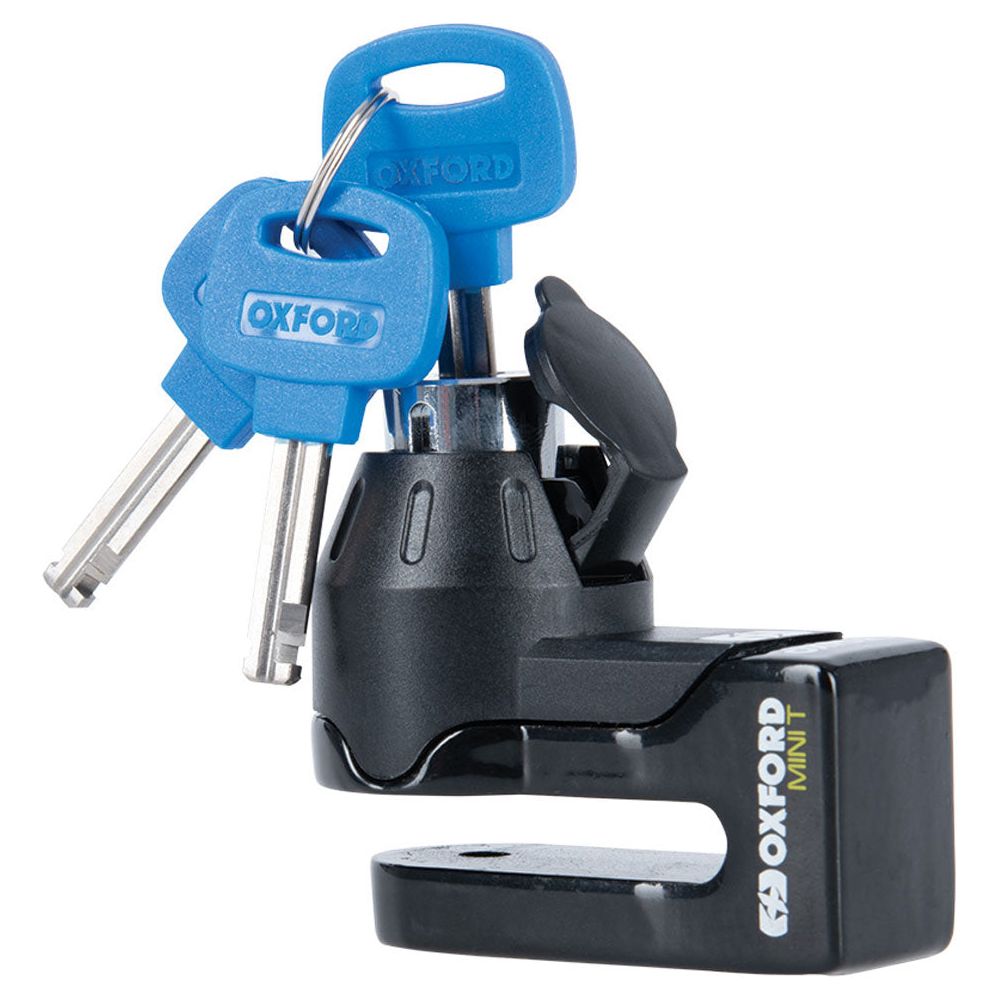 Oxford Mini T Disc Lock Black - FREE UK Shipping, FREE 365 Day Returns | Moto Central