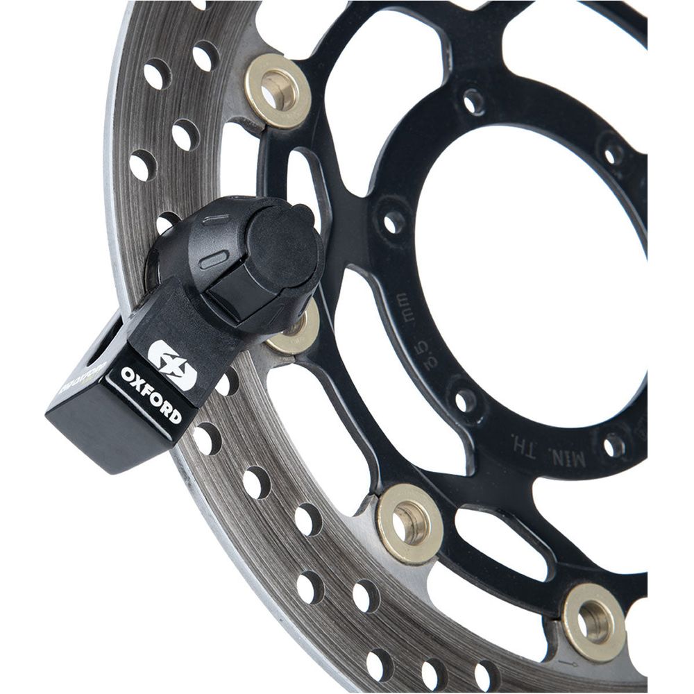 Oxford Mini T Disc Lock Black - FREE UK Shipping, FREE 365 Day Returns | Moto Central