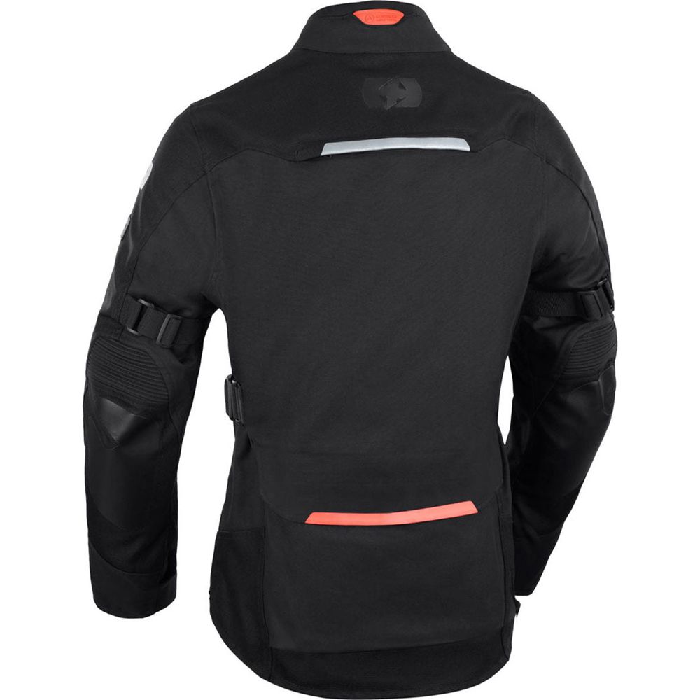 Oxford Mondial 2.0 Ladies Textile Jacket Black / Coral  - FREE UK Shipping, FREE 365 Day Returns | Moto Central