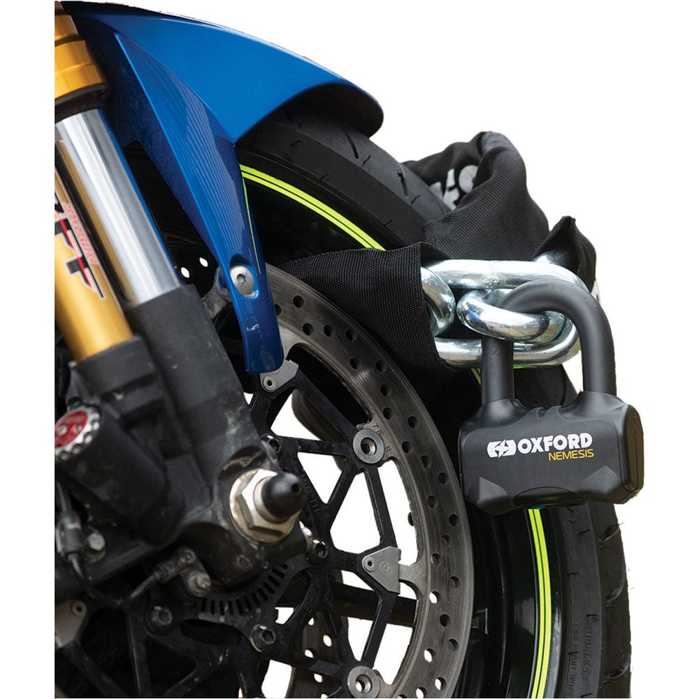 Oxford Nemesis Chain Lock Black - FREE UK Shipping, FREE 365 Day Returns | Moto Central