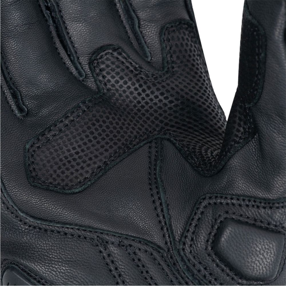 Oxford Nexus Leather Gloves Black / White - FREE UK Shipping, FREE 365 Day Returns | Moto Central