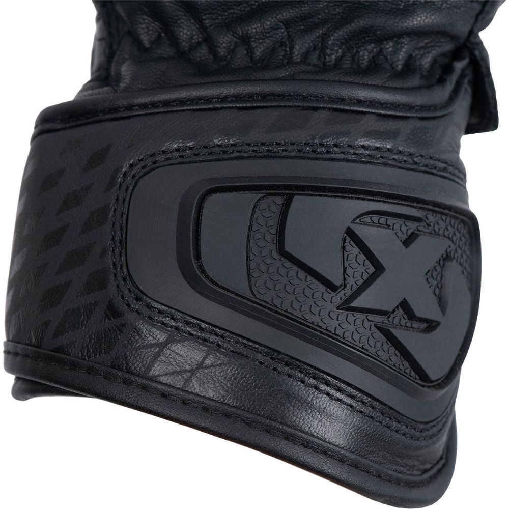 Oxford Nexus Leather Gloves Stealth Black - FREE UK Shipping, FREE 365 Day Returns | Moto Central