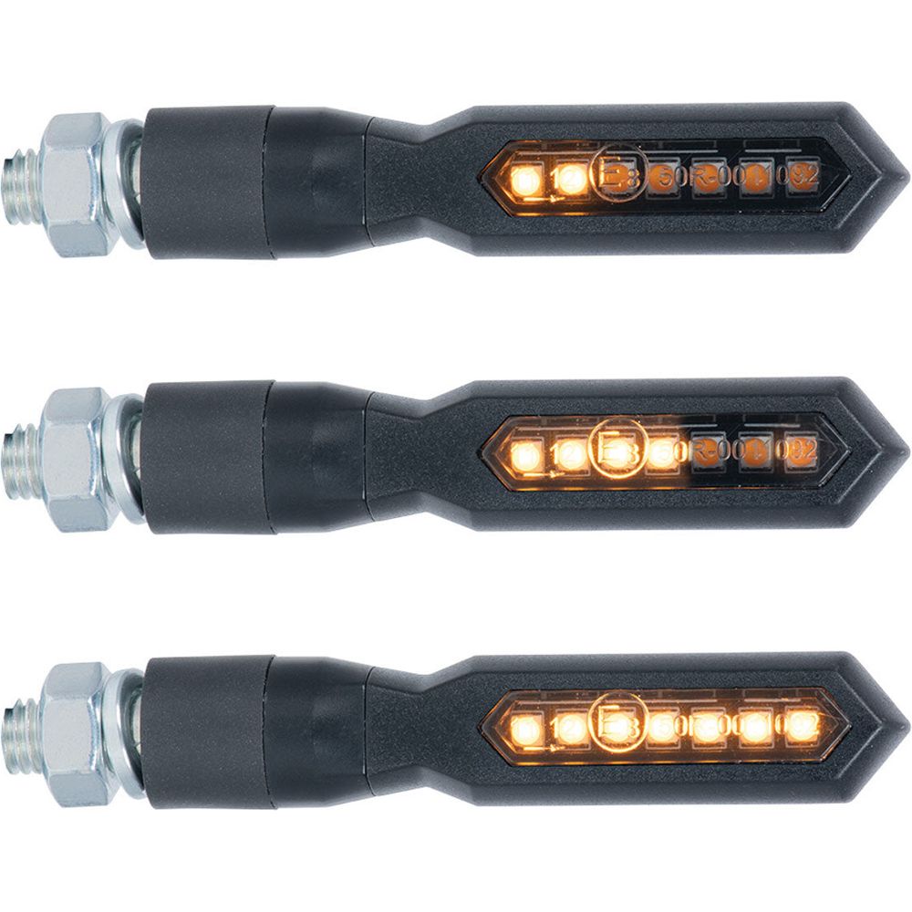 Oxford NightStrider Sequential Indicators Black With 2 Resistors  - FREE UK Shipping, FREE 365 Day Returns | Moto Central