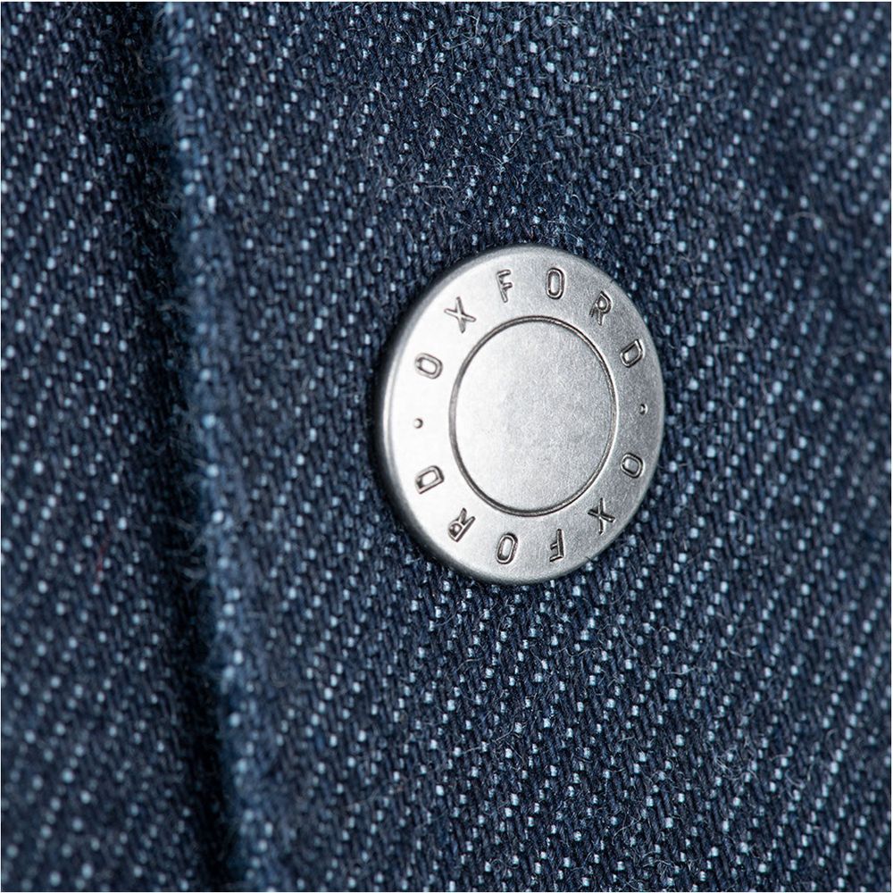 Oxford Original Approved AA Shirt Indigo - FREE UK Shipping, FREE 365 Day Returns | Moto Central