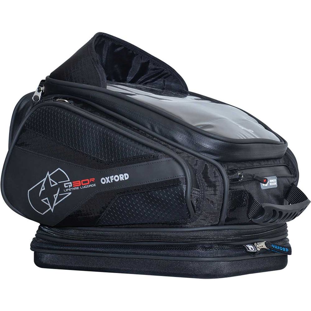 Oxford Q30R Quick Release Tank Bag Black - 30 Litres