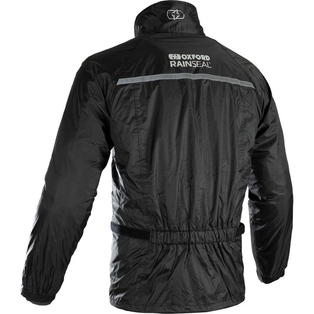 Oxford Rainseal Over Jacket Black - FREE UK Shipping, FREE 365 Day Returns | Moto Central