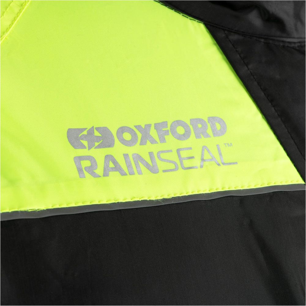 Oxford Rainseal Oversuit Black / Fluo Yellow