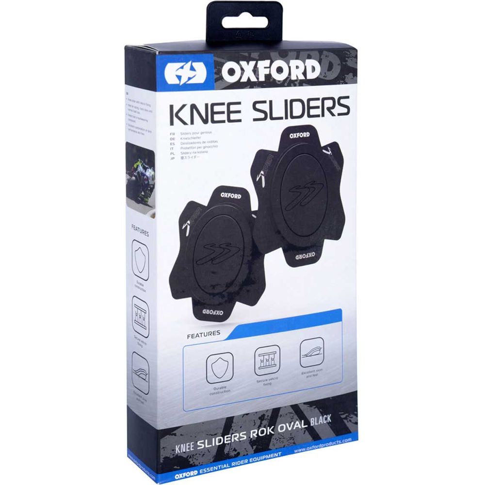 Oxford Rok Oval Knee Sliders Black