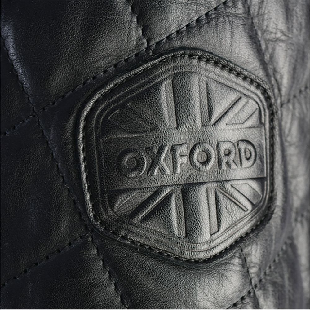 Oxford Route 73 2.0 Leather Jacket Black