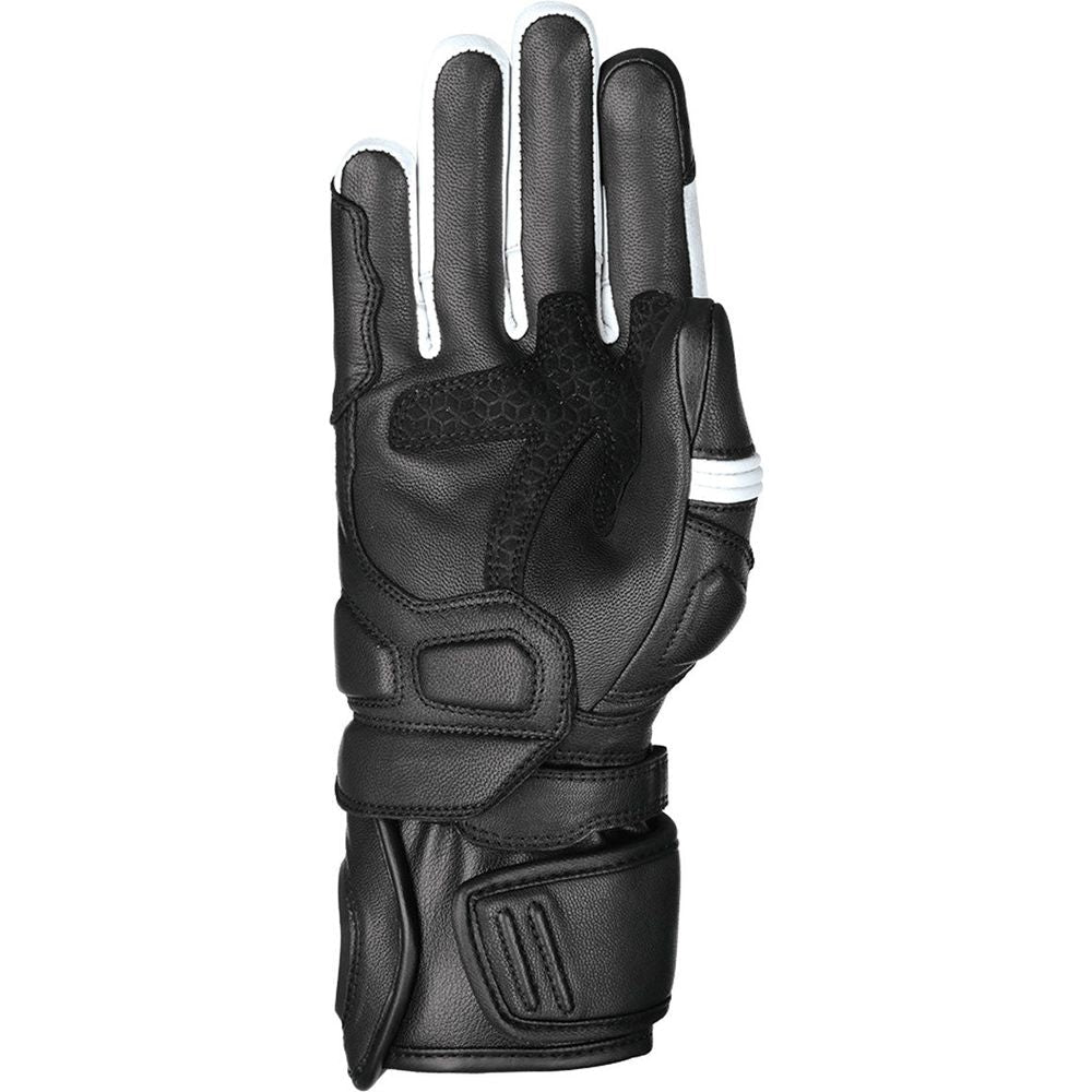 Oxford RP-2R Waterproof Leather Gloves Black / White - FREE UK Shipping, FREE 365 Day Returns | Moto Central