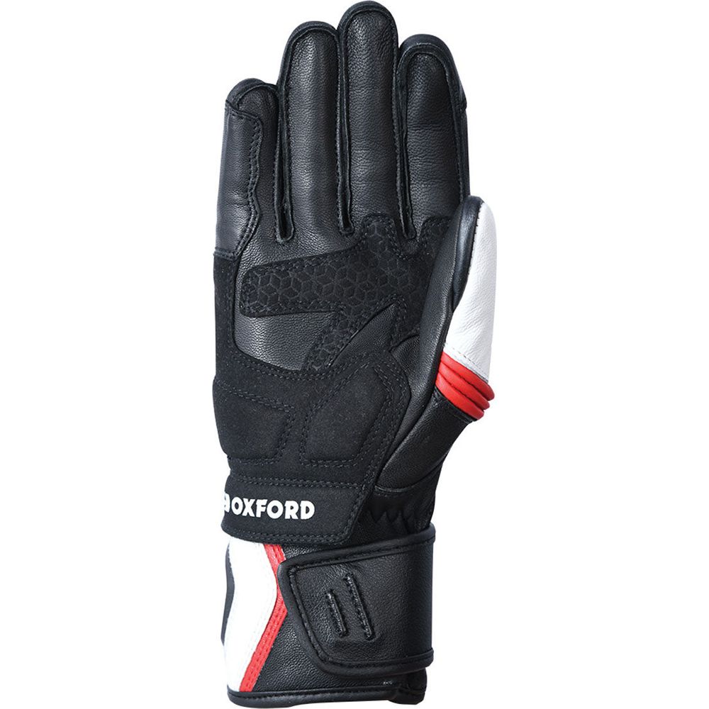 Oxford RP-5 2.0 Leather Gloves White / Black / Red