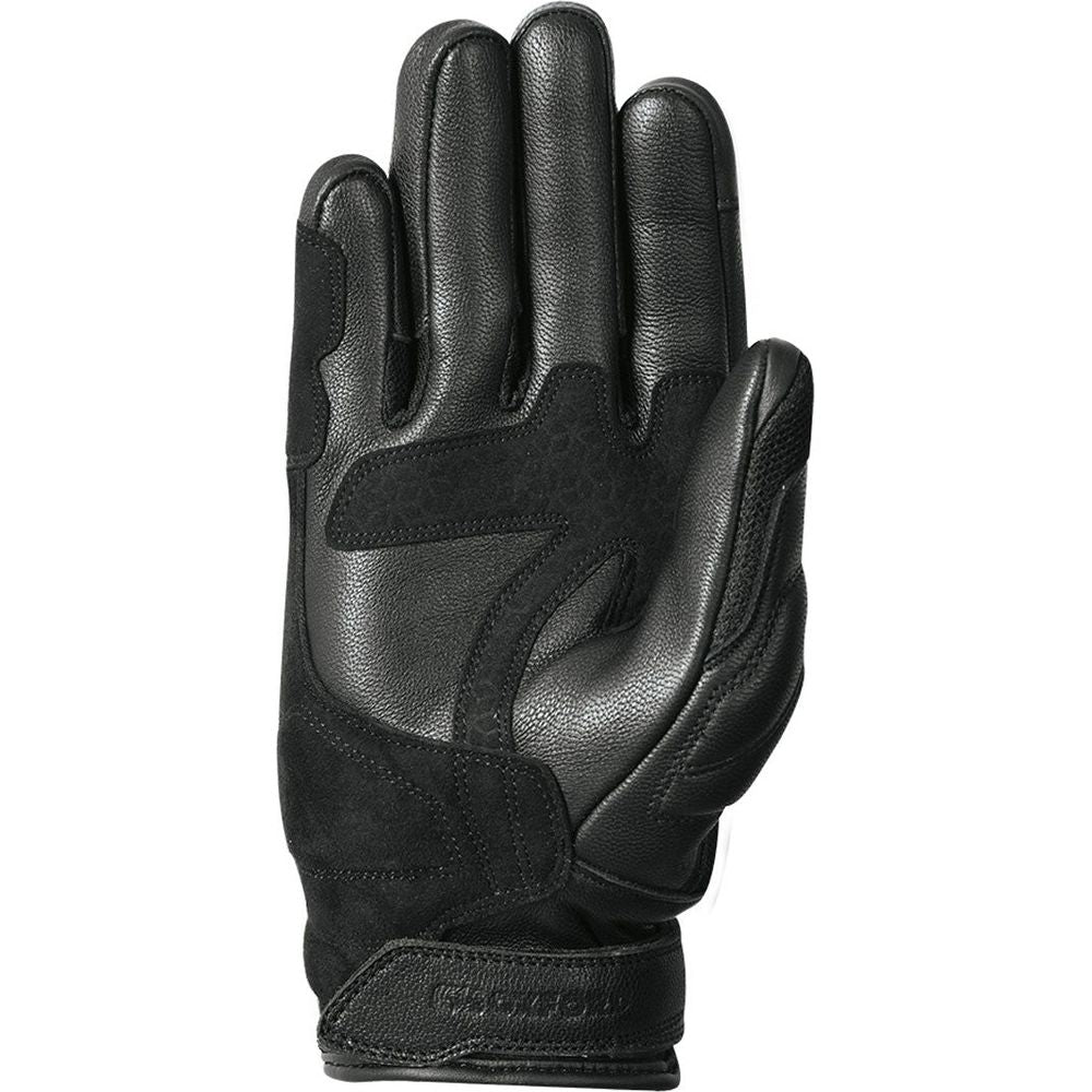 Oxford RP-6S Leather Gloves Black / White - FREE UK Shipping, FREE 365 Day Returns | Moto Central