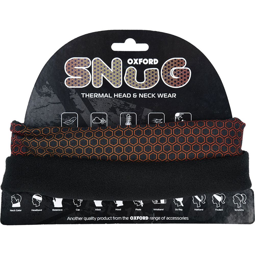 Oxford Snug Thermal Head & Neckwear Nacreaous Orange