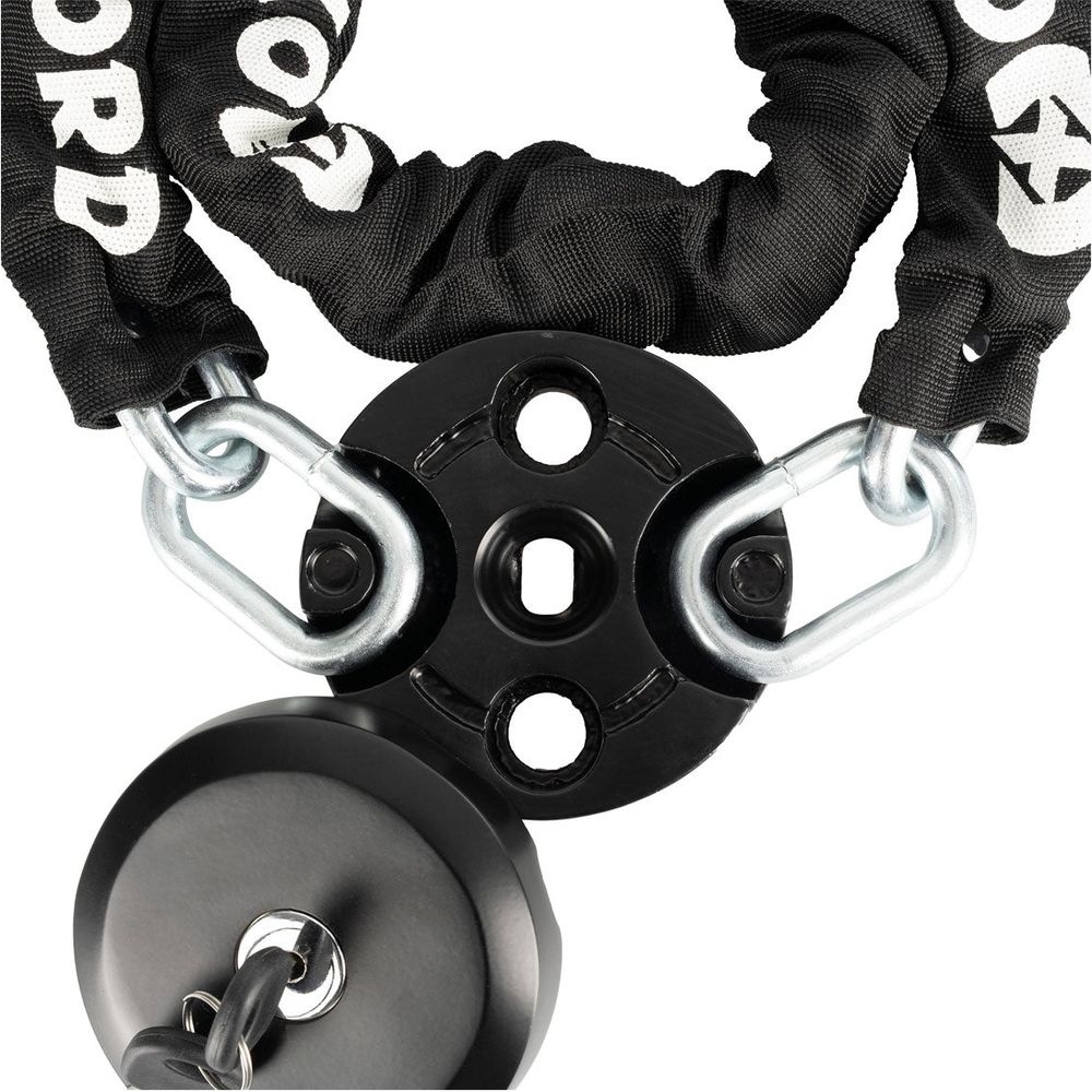 Oxford Stinger Anchor & Chain Lock Black - 10mm x 1.2m - FREE UK Shipping, FREE 365 Day Returns | Moto Central