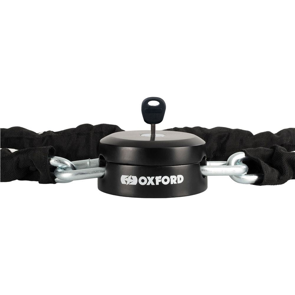 Oxford Stinger Anchor & Chain Lock Black - 10mm x 1.2m - FREE UK Shipping, FREE 365 Day Returns | Moto Central