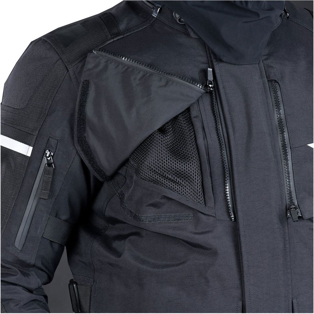 Oxford Stormland Dry2Dry Textile Jacket Tech Black  - FREE UK Shipping, FREE 365 Day Returns | Moto Central