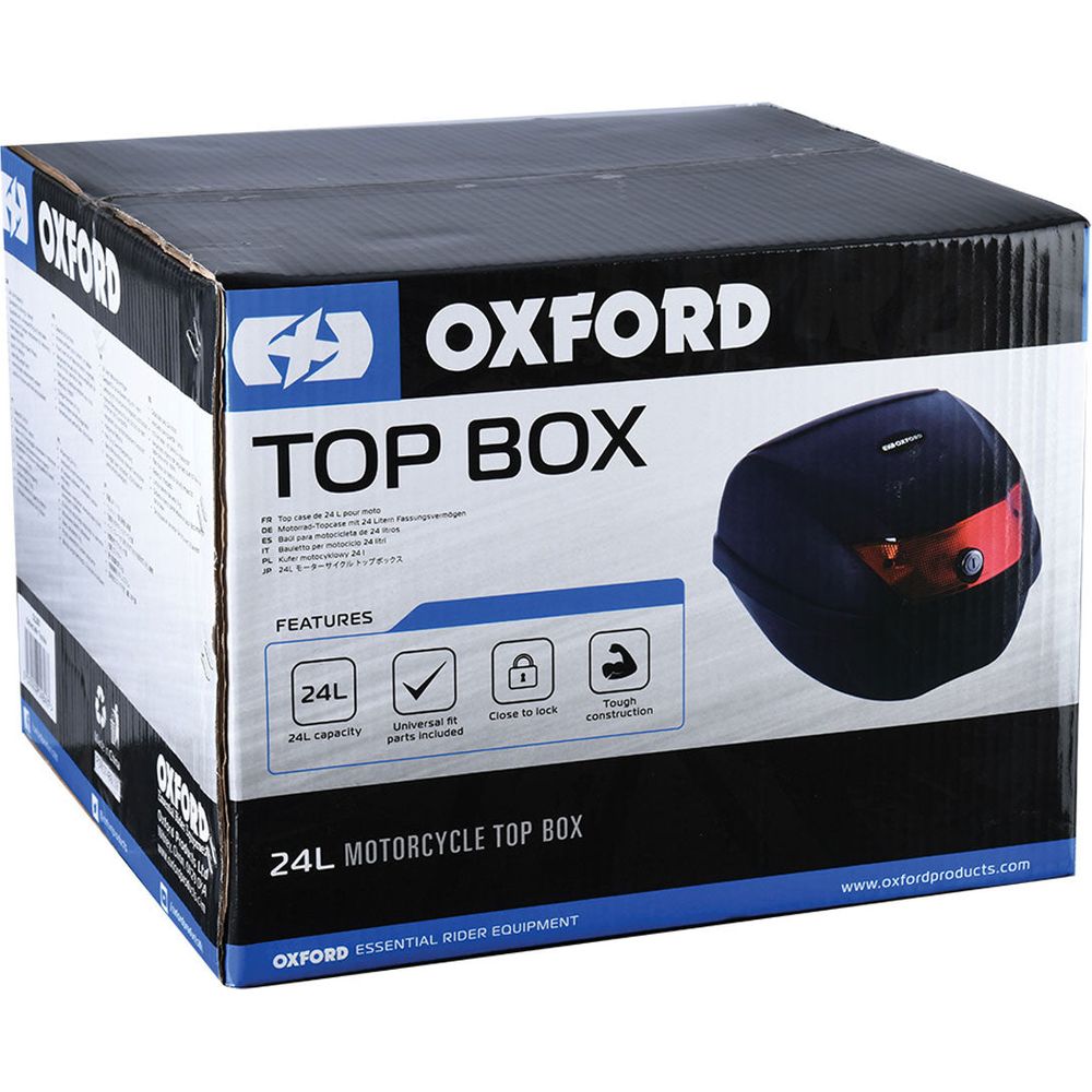 Oxford Top Box Black - 30 Litres