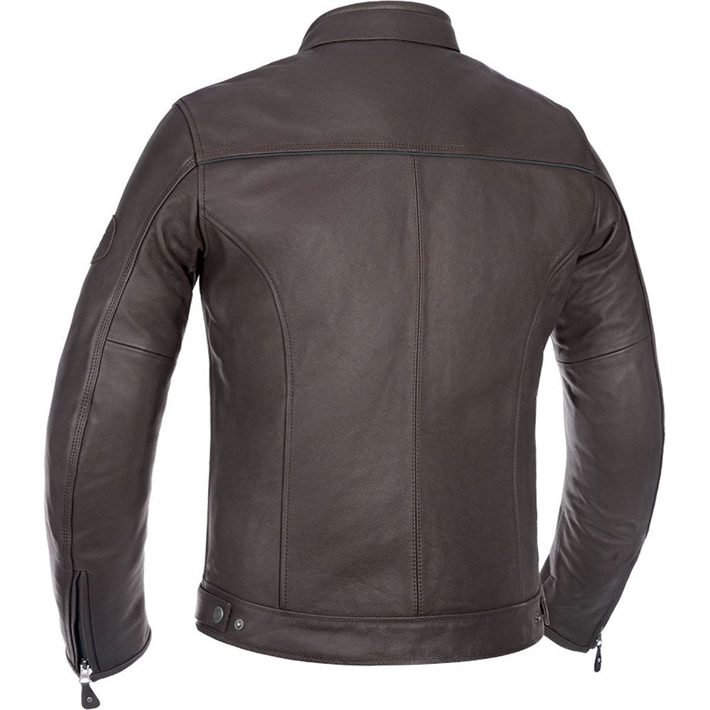 Oxford Walton Leather Jacket Brown - FREE UK Shipping, FREE 365 Day Returns | Moto Central