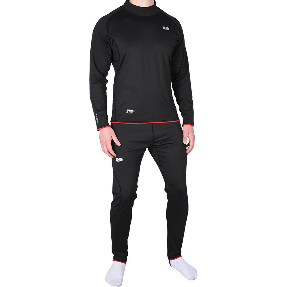 Oxford Warm Dry Thermal High Neck Base Layer Top Black - FREE UK Shipping, FREE 365 Day Returns | Moto Central