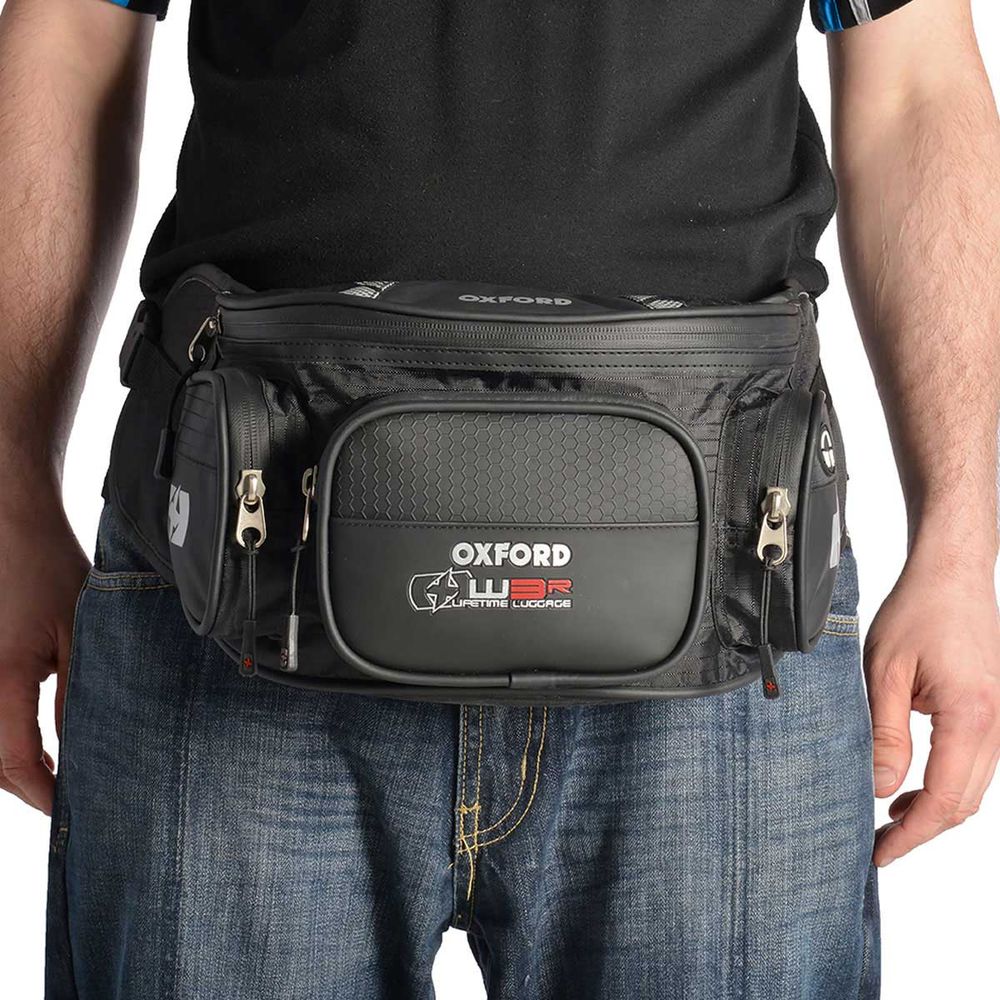 Oxford XW3R Waist Bag Black - 3 Litres