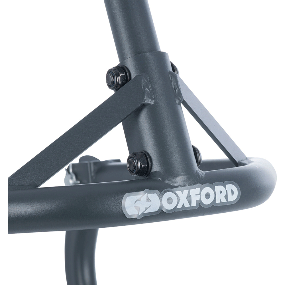 Oxford ZERO-G Headstock Paddock Stand Grey  - FREE UK Shipping, FREE 365 Day Returns | Moto Central