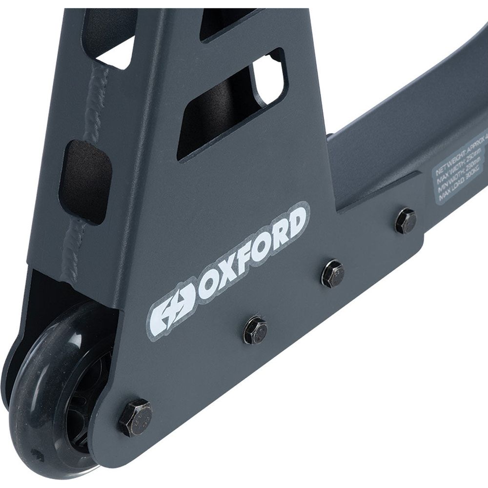 Oxford Zero-G Lite Front Paddock Stand Black  - FREE UK Shipping, FREE 365 Day Returns | Moto Central