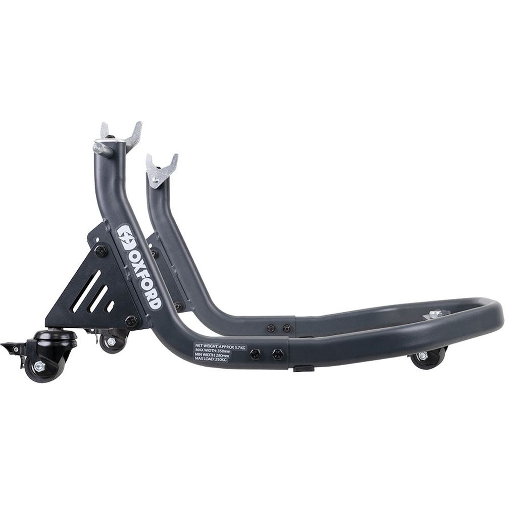 Oxford Zero-G Rear Dolly Paddock Stand Grey - FREE UK Shipping, FREE 365 Day Returns | Moto Central