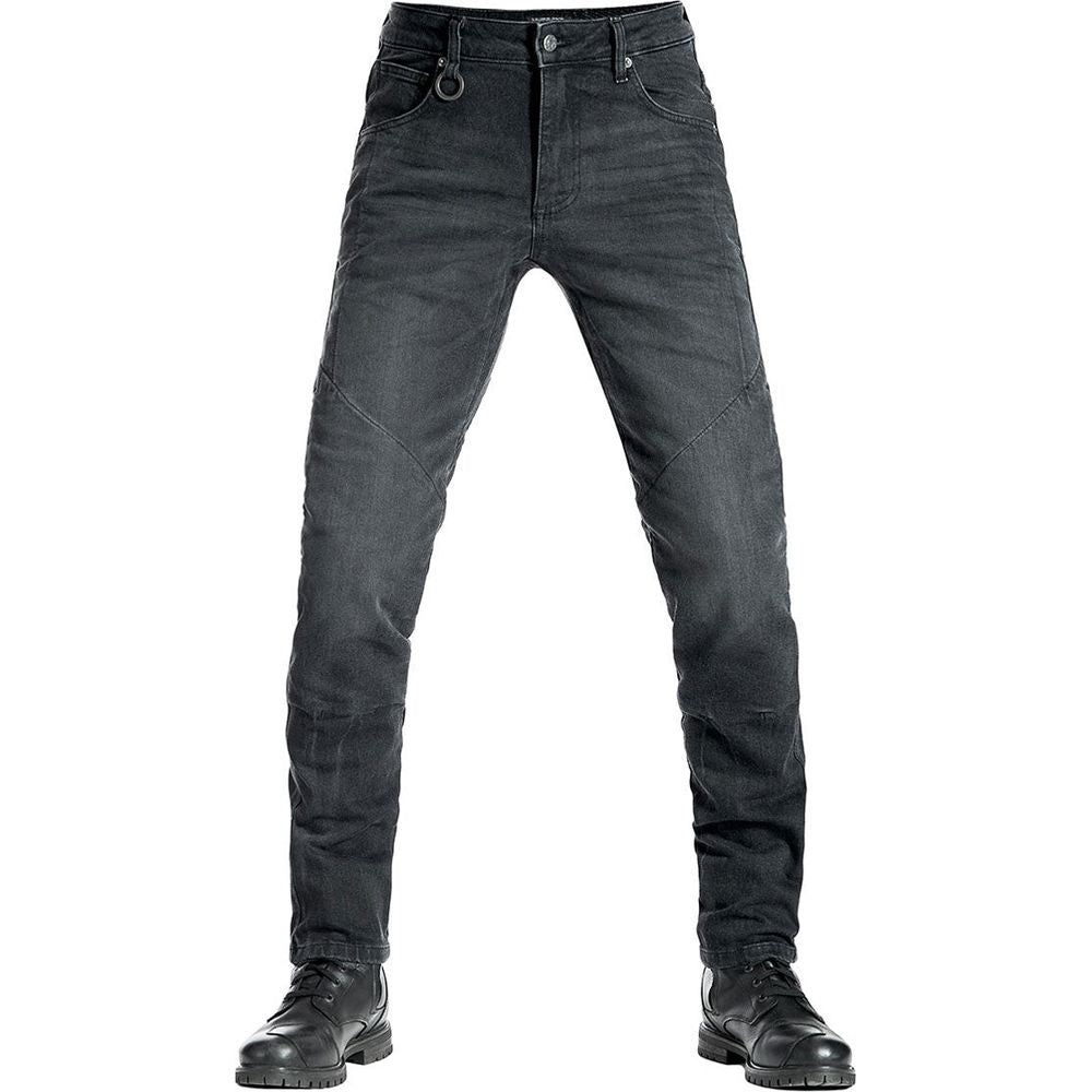 Pando Moto Boss Black 9 Slim Fit Cordura / Aramid Denim Jeans Black