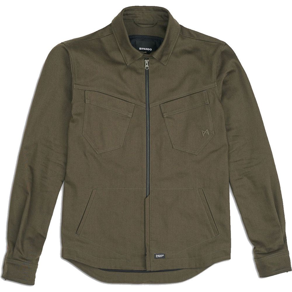 Pando Moto Capo Cor 02 Unisex Riding Shirt Olive