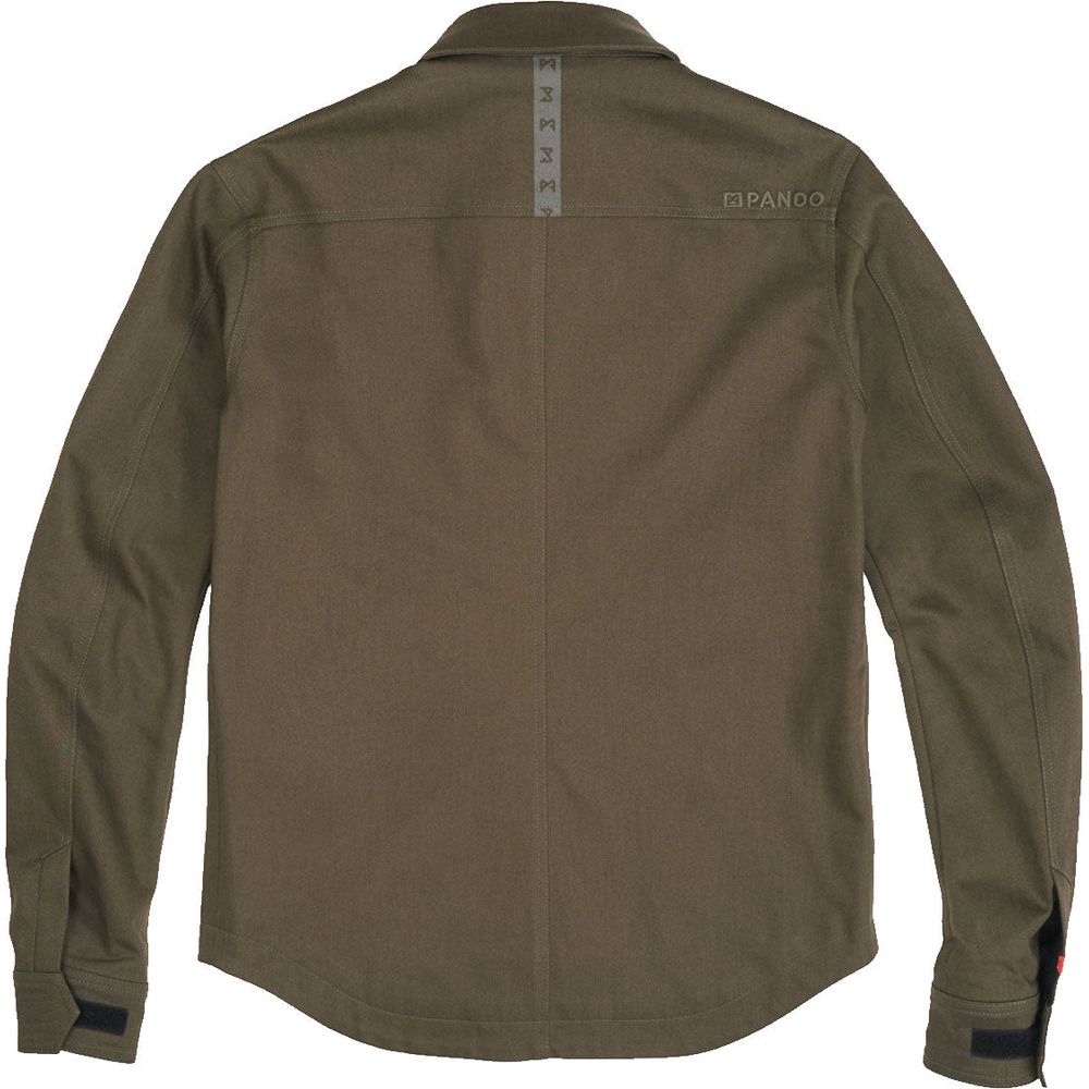 Pando Moto Capo Cor 02 Unisex Riding Shirt Olive  - FREE UK Shipping, FREE 365 Day Returns | Moto Central