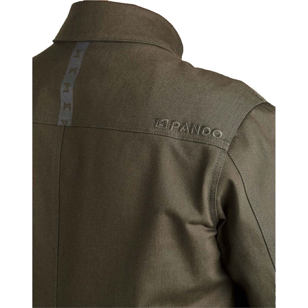 Pando Moto Capo Cor 02 Unisex Riding Shirt Olive  - FREE UK Shipping, FREE 365 Day Returns | Moto Central